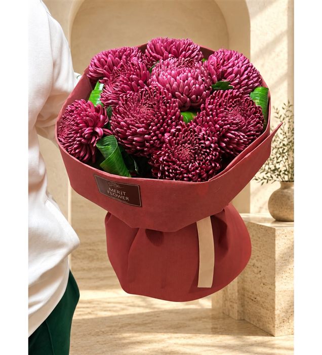 Velvet Purple – 9 Adet Bigoudi Purple Özel Tür Anastasya Buketi