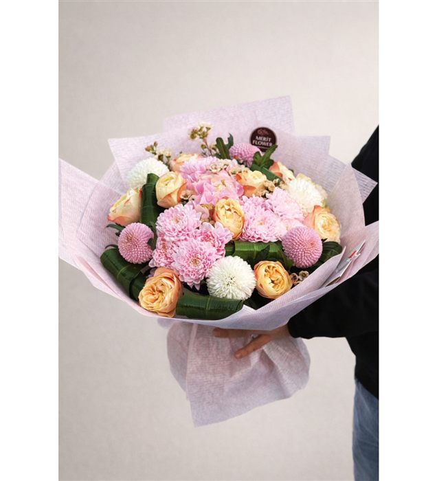 Pastel Anastasya Gül Buketi