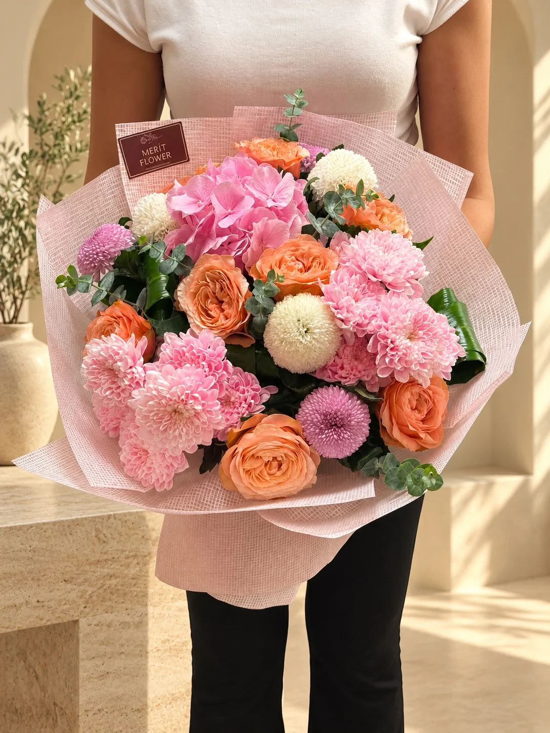 Pastel Anastasya Gül Buketi