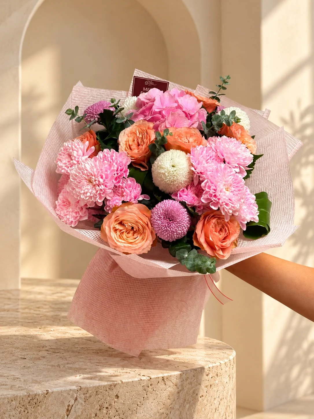 Pastel Anastasya Gül Buketi