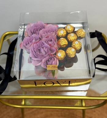 lila gül, gül ve çikolata, ankara çiçekçi
