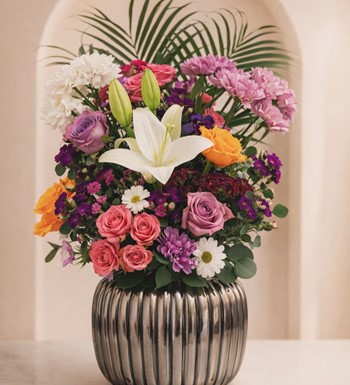 ankara aynı gün çiçek, vazoda çiçek aranjmanı, premium çiçek